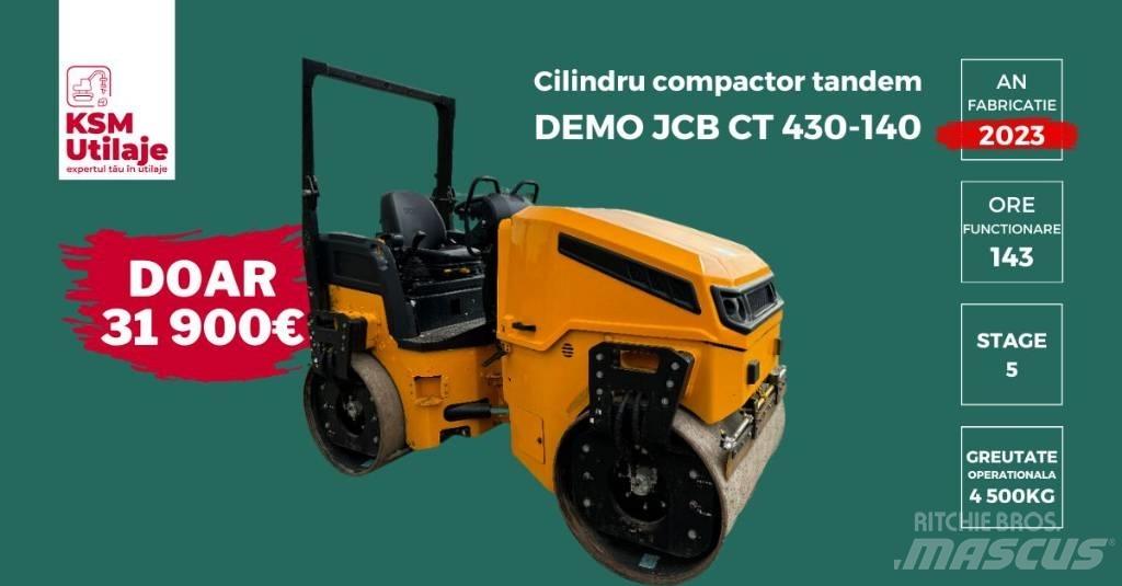 JCB CT430-140 Divvalču grunts veltņi