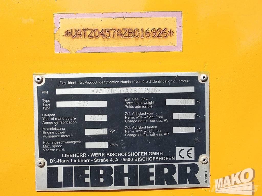 Liebherr L 576 Iekrāvēji uz riteņiem