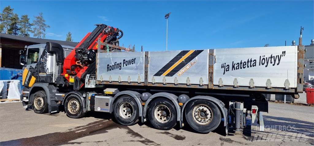 Scania G410 Smagās mašīnas ar celtni