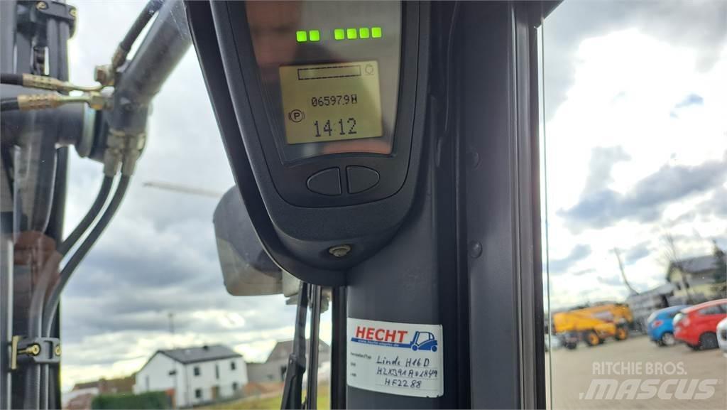 Linde H16D Tehnika ar dīzeļa dzinēju