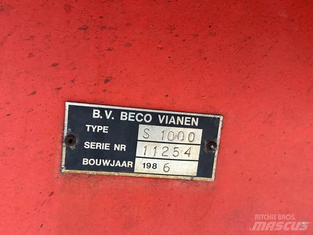 Beco S 1000 Komunālās mašīnas
