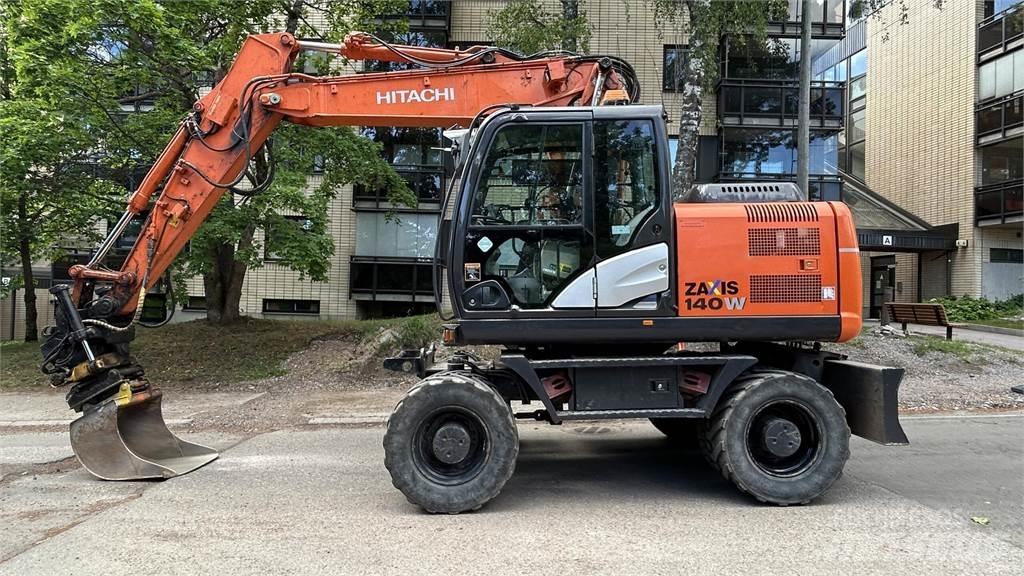 Hitachi ZX140W-5B Ekskavatori uz riteņiem
