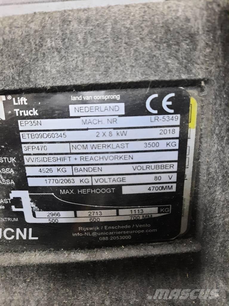 CAT EP35N Elektriskie iekrāvēji
