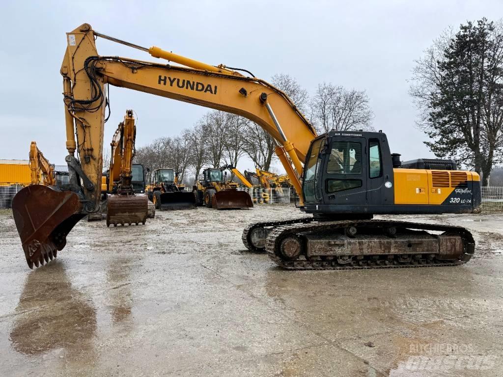 Hyundai R320LC-7A Kāpurķēžu ekskavatori