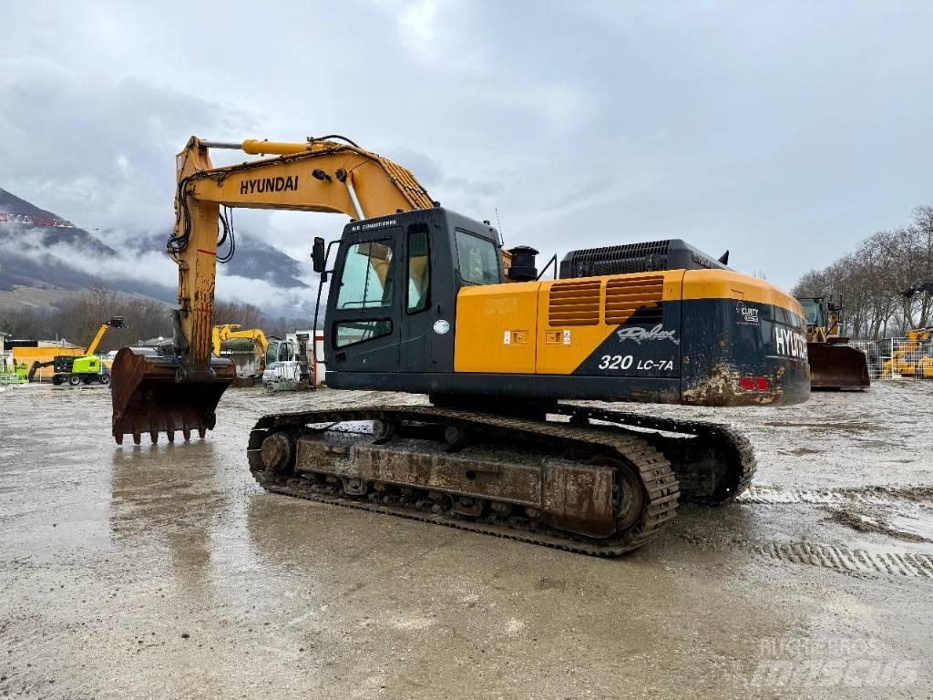 Hyundai R320LC-7A Kāpurķēžu ekskavatori