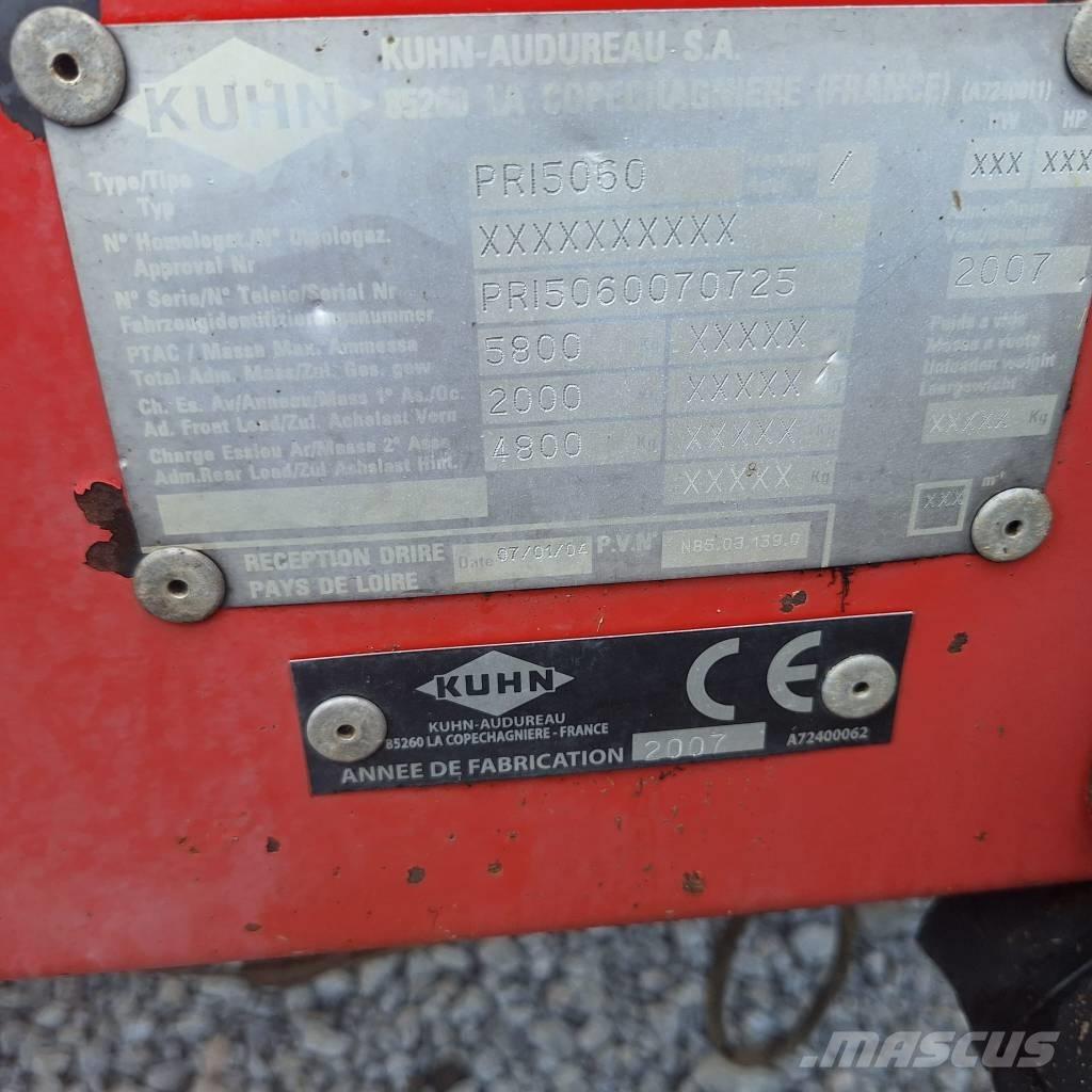 Kuhn PRIMOR 5060 Ķīpu smalcinātāji, griezēji un attinēji