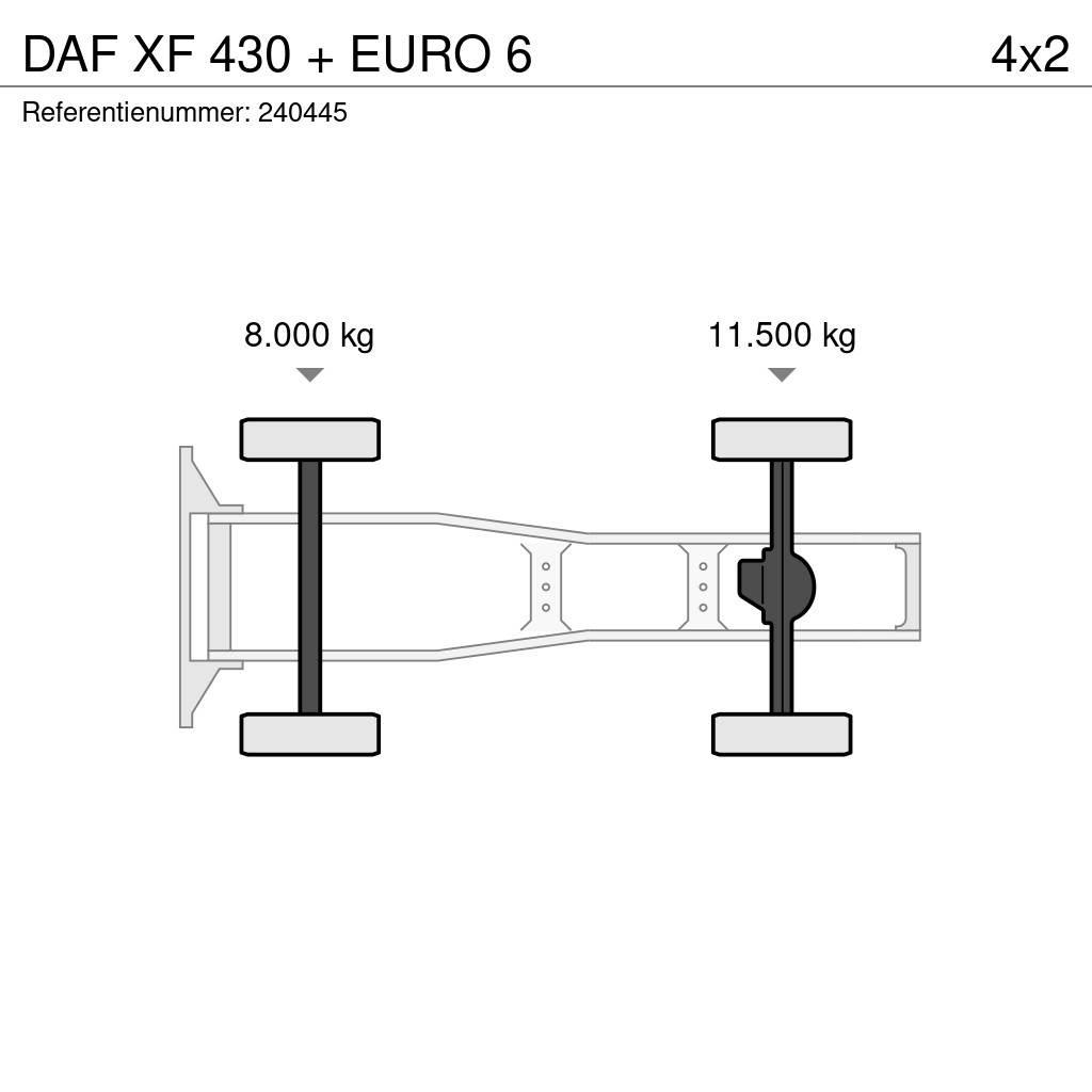 DAF XF 430 + EURO 6 Vilcēji