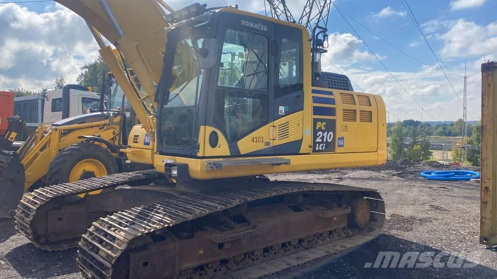 Komatsu PC210 LCi‑10 Kāpurķēžu ekskavatori