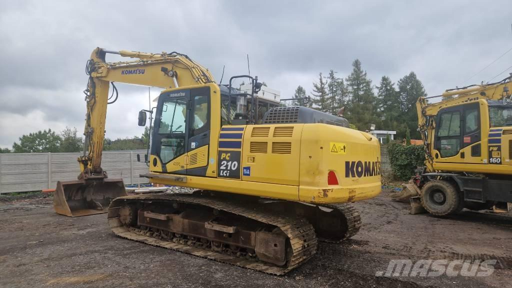 Komatsu PC210 LCi‑10 Kāpurķēžu ekskavatori