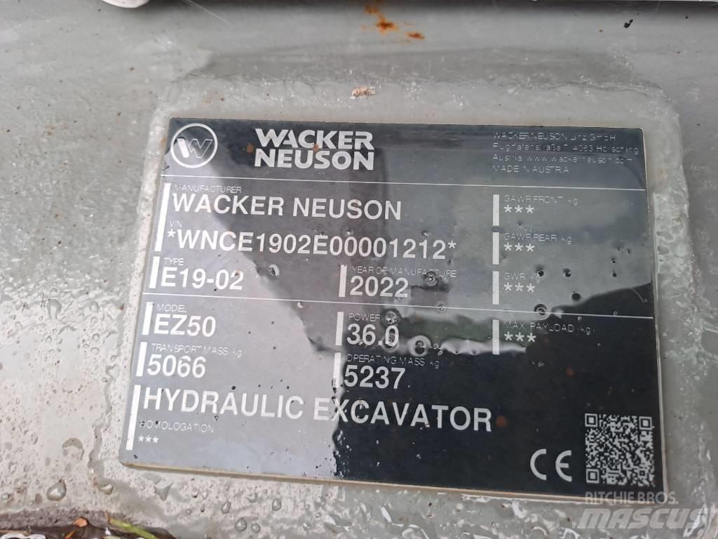 Wacker Neuson EZ50 Kāpurķēžu ekskavatori