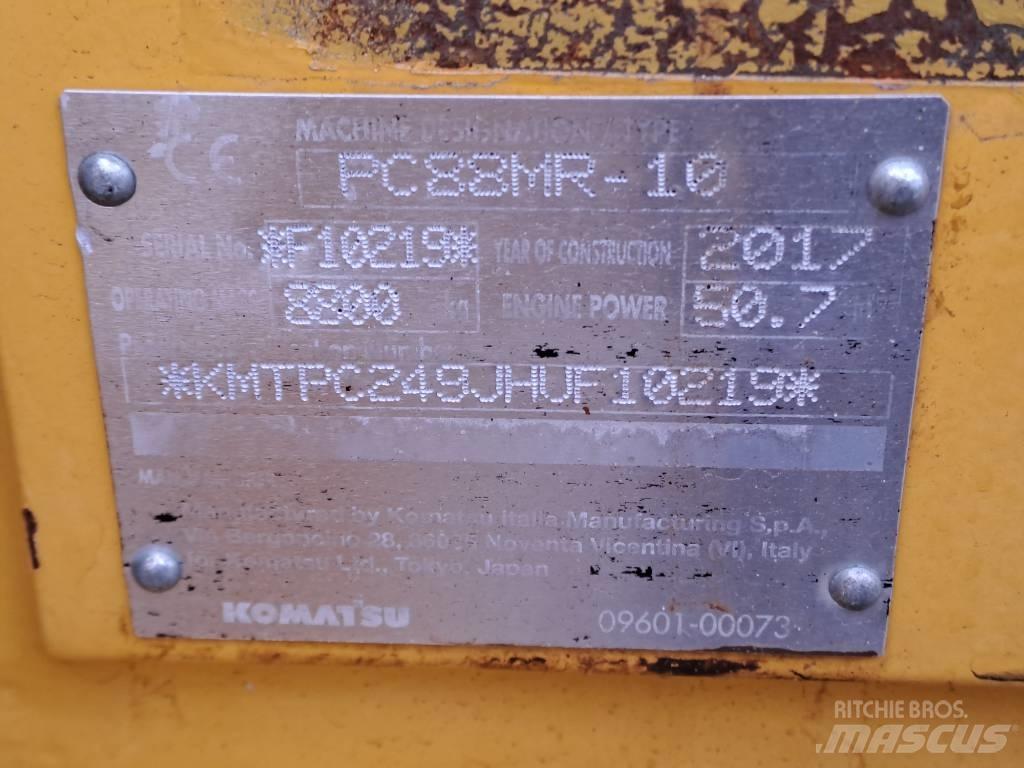 Komatsu PC 88 MR Tranšeju racēji