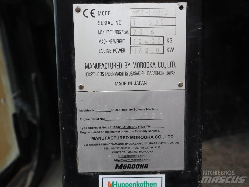 Morooka MST 1500 V D Kāpurķēžu pašizkrāvējs