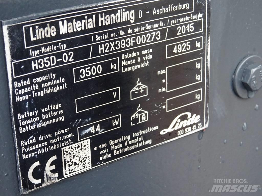 Linde H35D-02 Tehnika ar dīzeļa dzinēju
