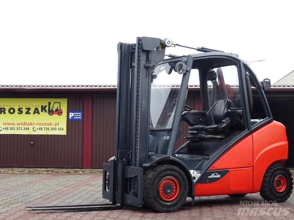Linde H35D-02 Tehnika ar dīzeļa dzinēju