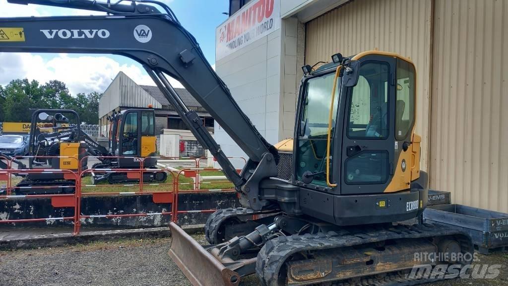 Volvo ECR 88 D Kāpurķēžu ekskavatori