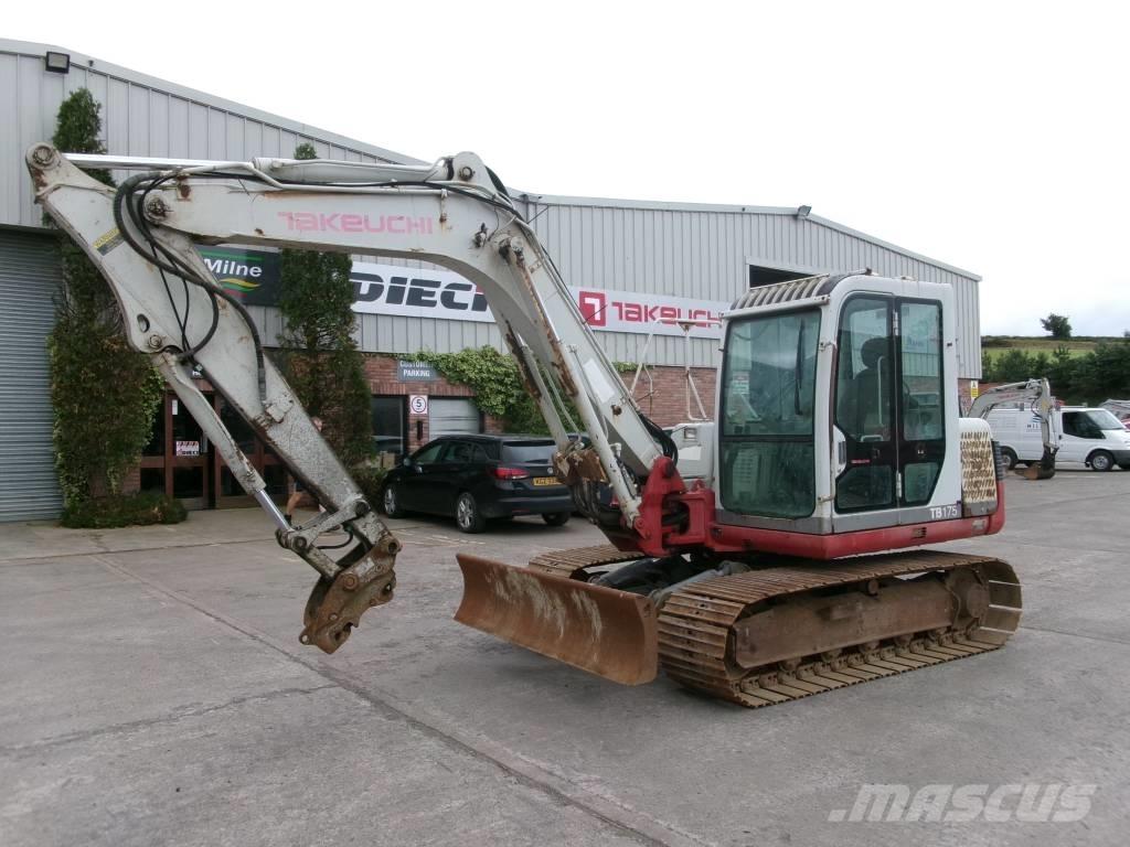 Takeuchi TB 175 Vidēja lieluma ekskavatori 7 t - 12 t