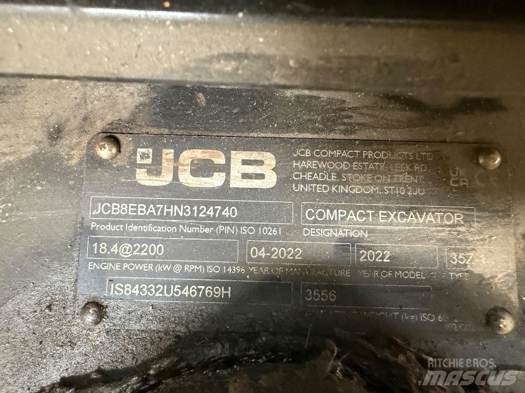 JCB 35Z-1 Mini ekskavatori < 7 t