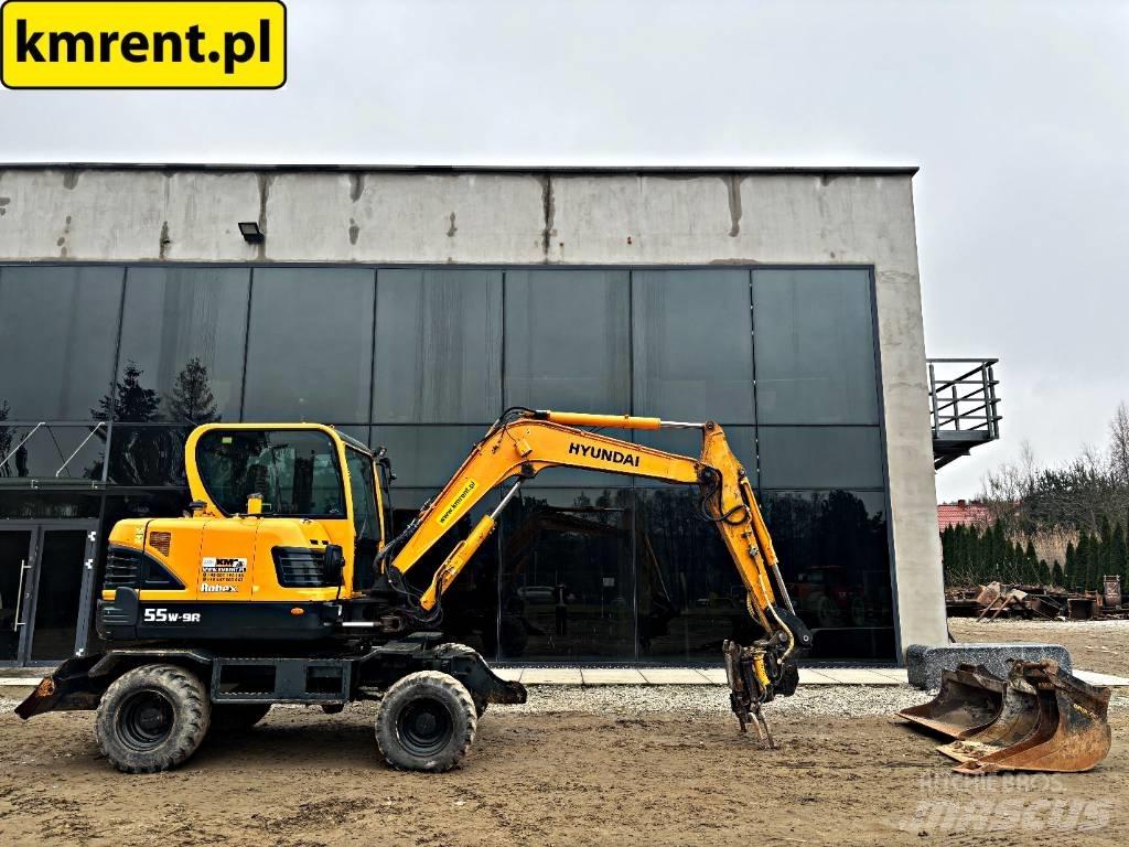 Hyundai Robex 55-9 A Ekskavatori uz riteņiem