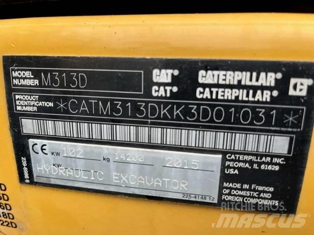 CAT M 313 D Ekskavatori uz riteņiem