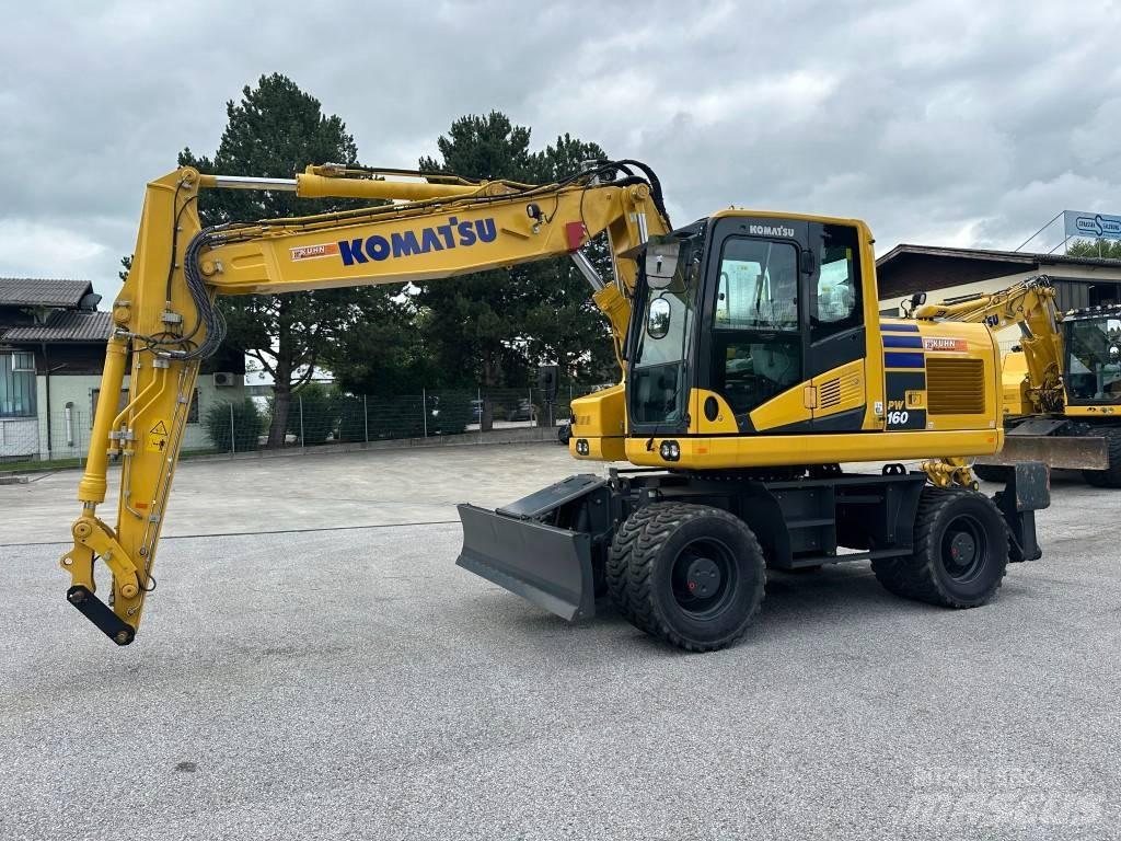 Komatsu PW 160-11EO Ekskavatori uz riteņiem