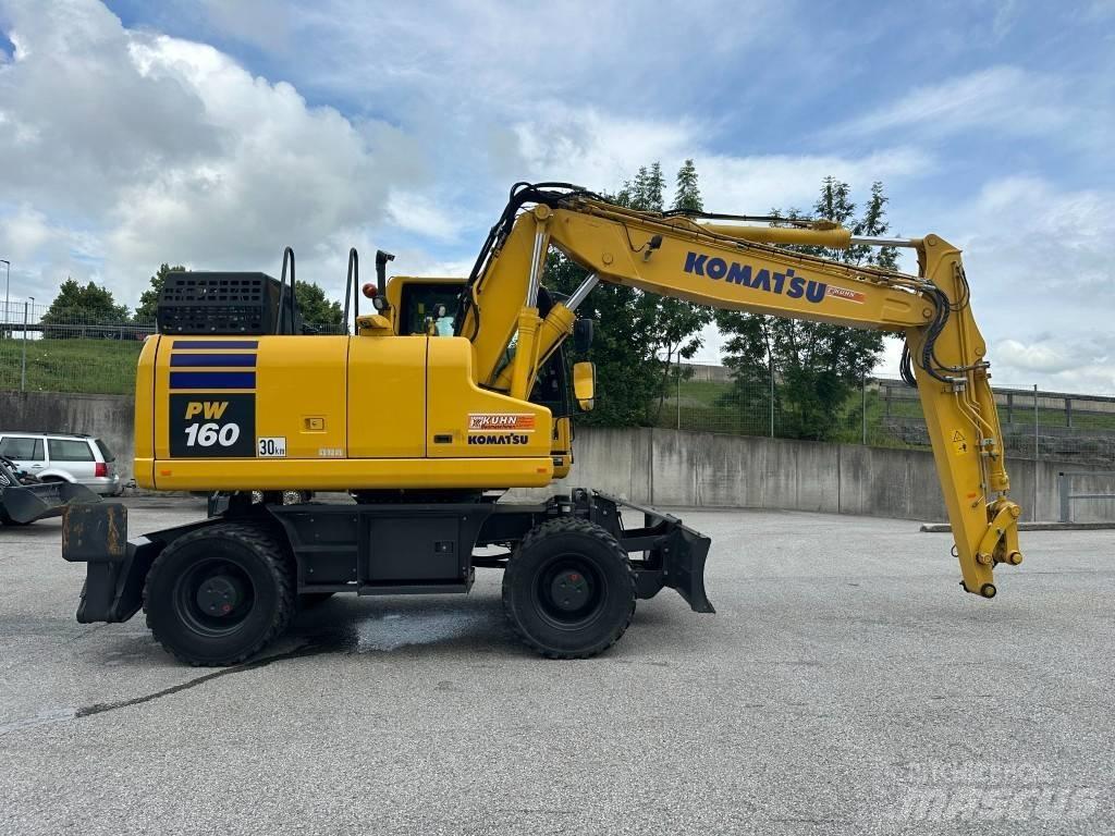 Komatsu PW 160-11EO Ekskavatori uz riteņiem