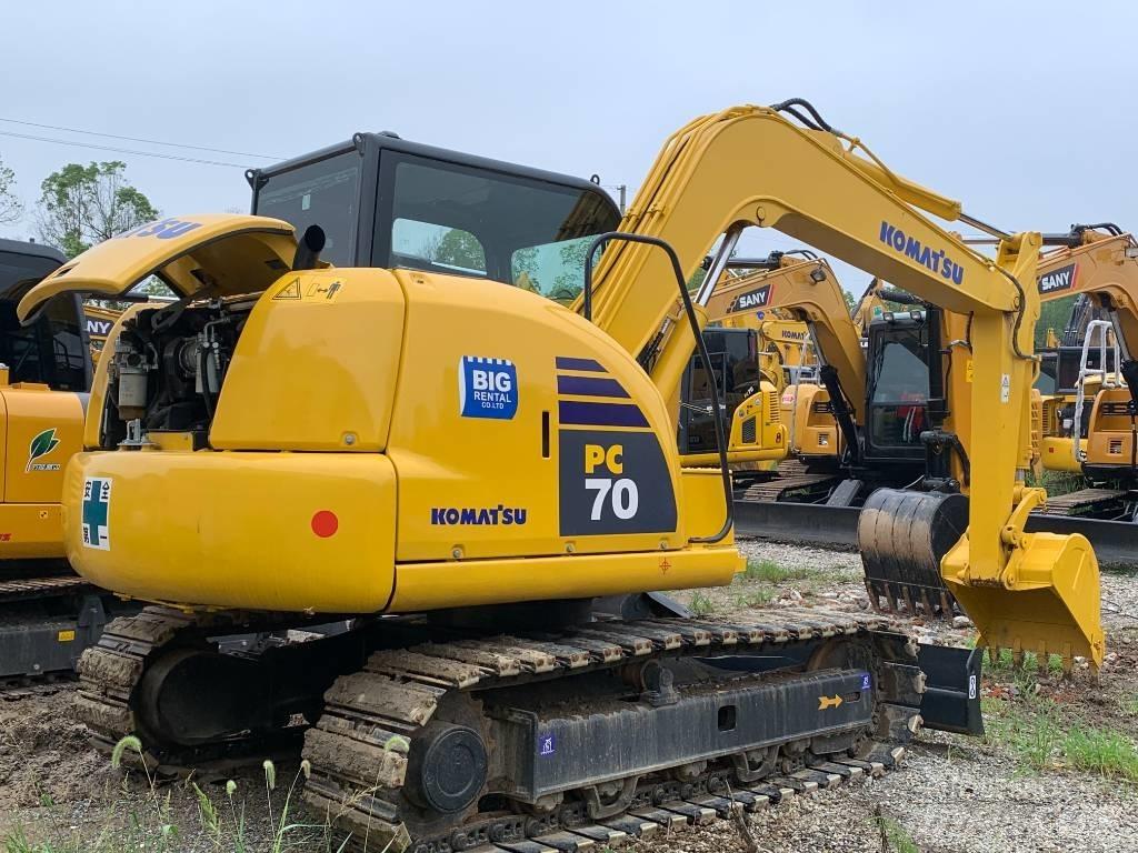 Komatsu PC 70 Vidēja lieluma ekskavatori 7 t - 12 t