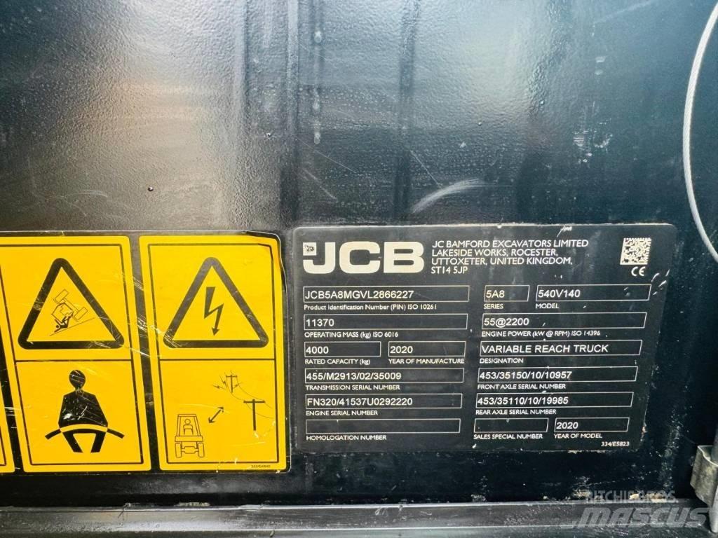 JCB 540-140 Teleskopiskie manipulatori