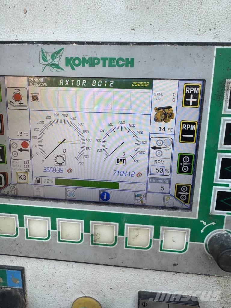 Komptech Axtor 8012 Šķeldotāji
