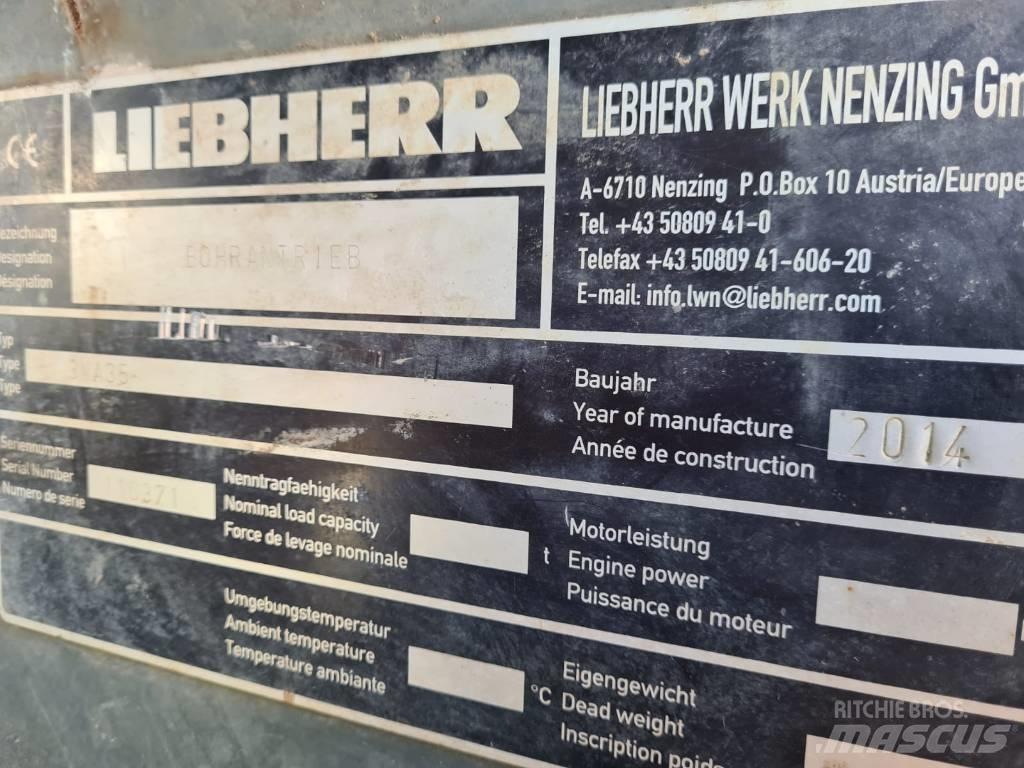 Liebherr 3MA 35 Iekārtas ar rotējošām galviņām