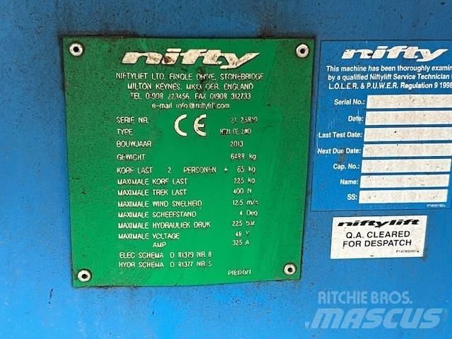 Niftylift HR 21 D E Strēles pacēlāji