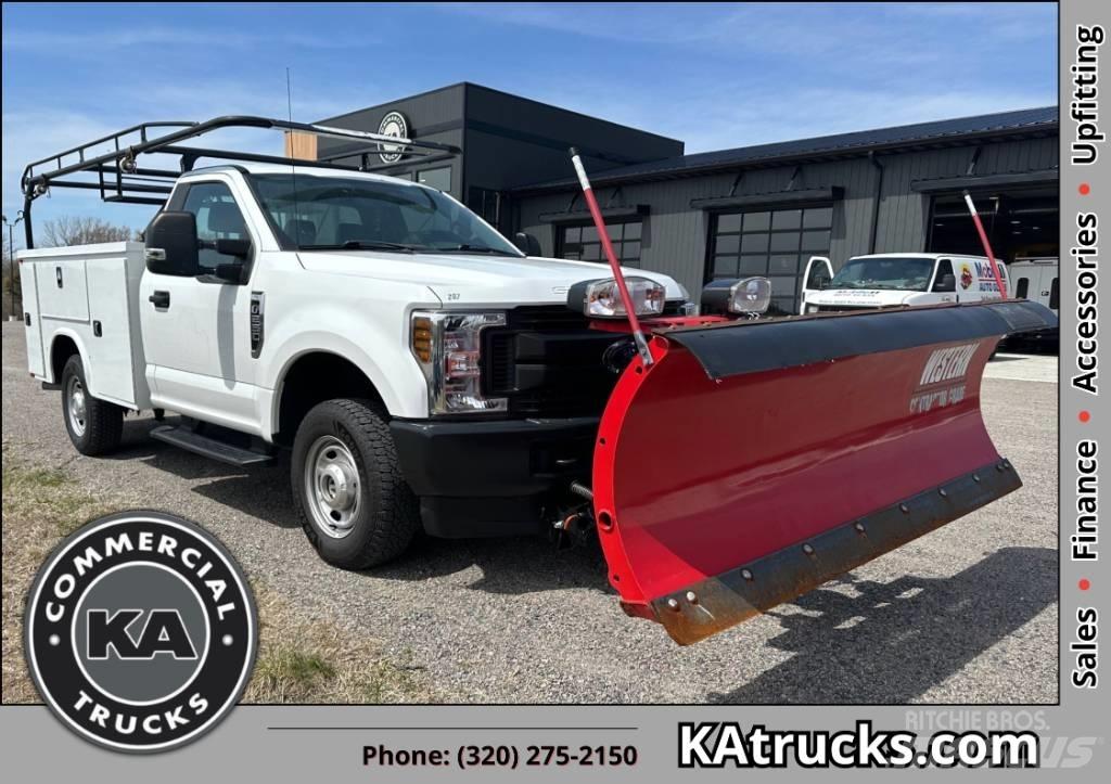 Ford F 250 XL SD Vieglais kravas automobilis/izkraušana no sāniem