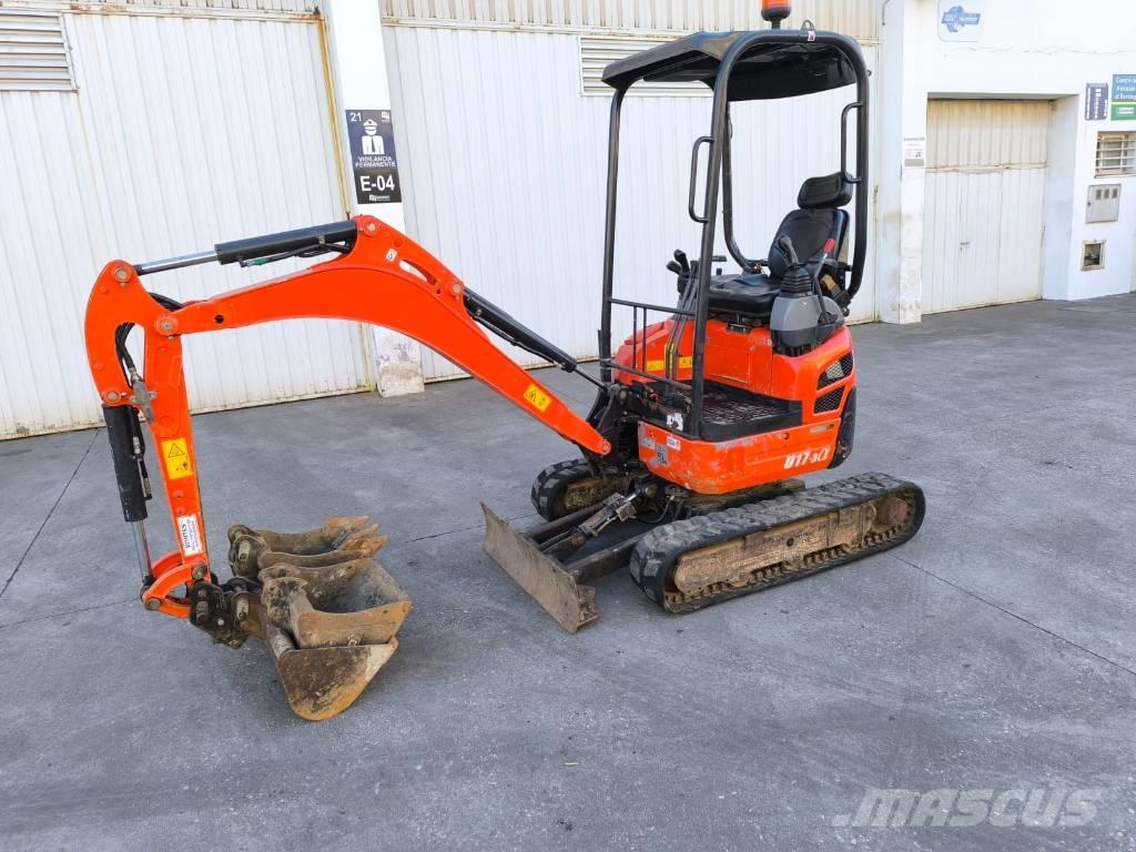 Kubota U 17-3 Mini ekskavatori < 7 t