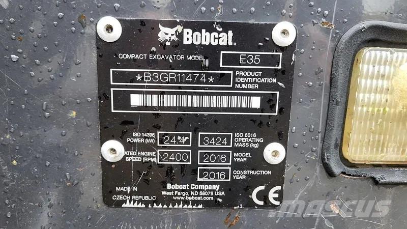 Bobcat E35 - 3500 KG Mini ekskavatori < 7 t