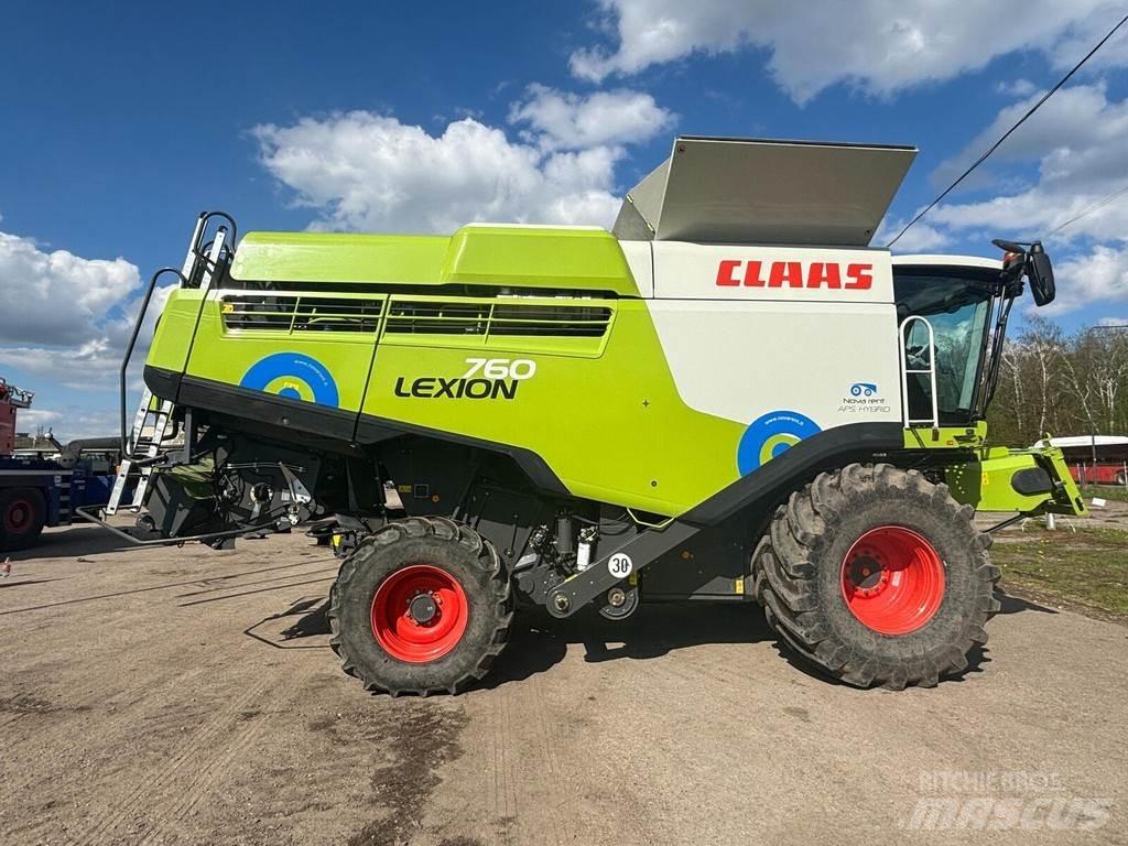 CLAAS Lexion 760 Ražas novākšanas kombaini
