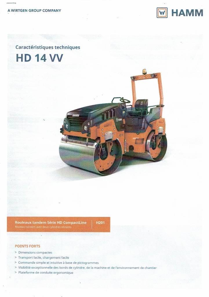 Hamm HD 14 VV Divvalču grunts veltņi