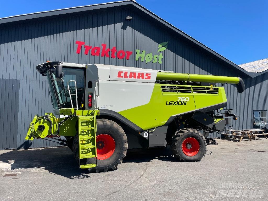 CLAAS Lexion 760 Ražas novākšanas kombaini