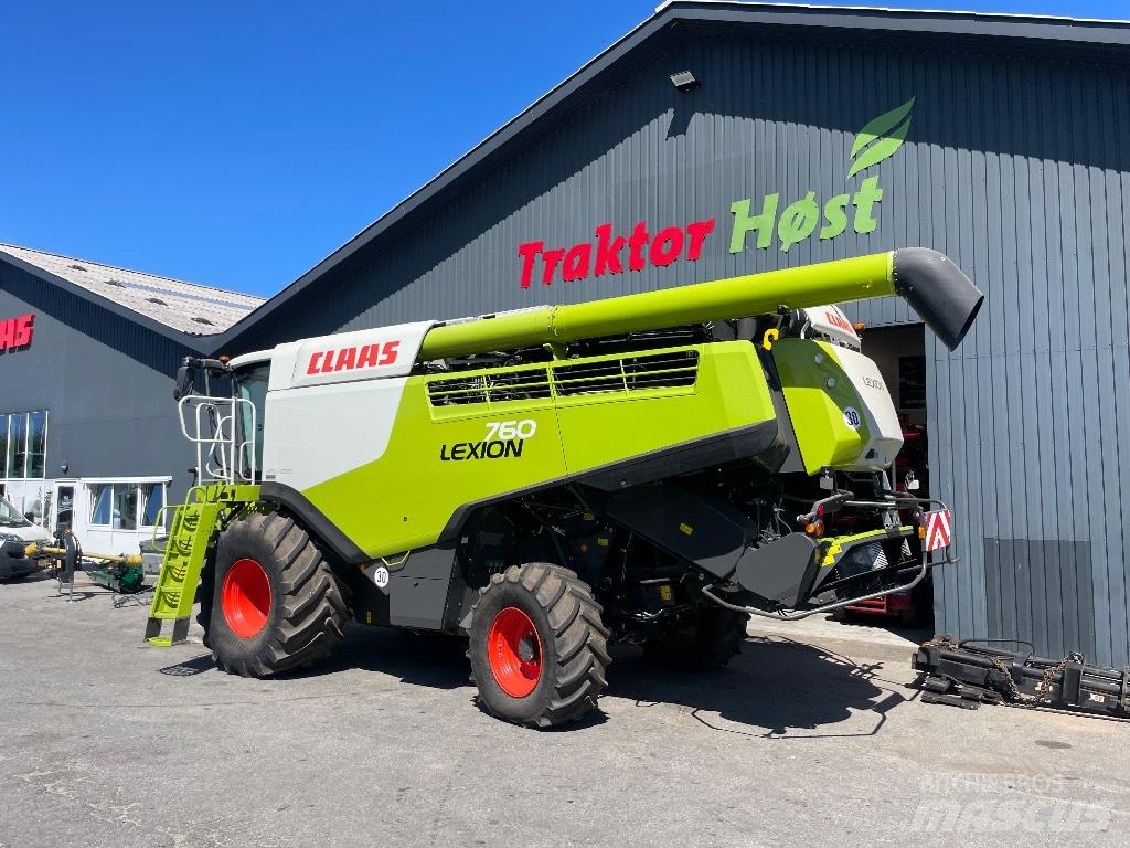 CLAAS Lexion 760 Ražas novākšanas kombaini