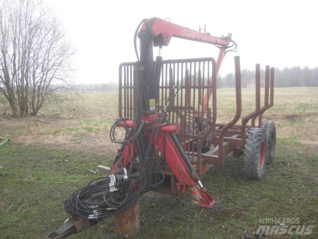 Patu 500 + Metsäkärry Meža piekabes