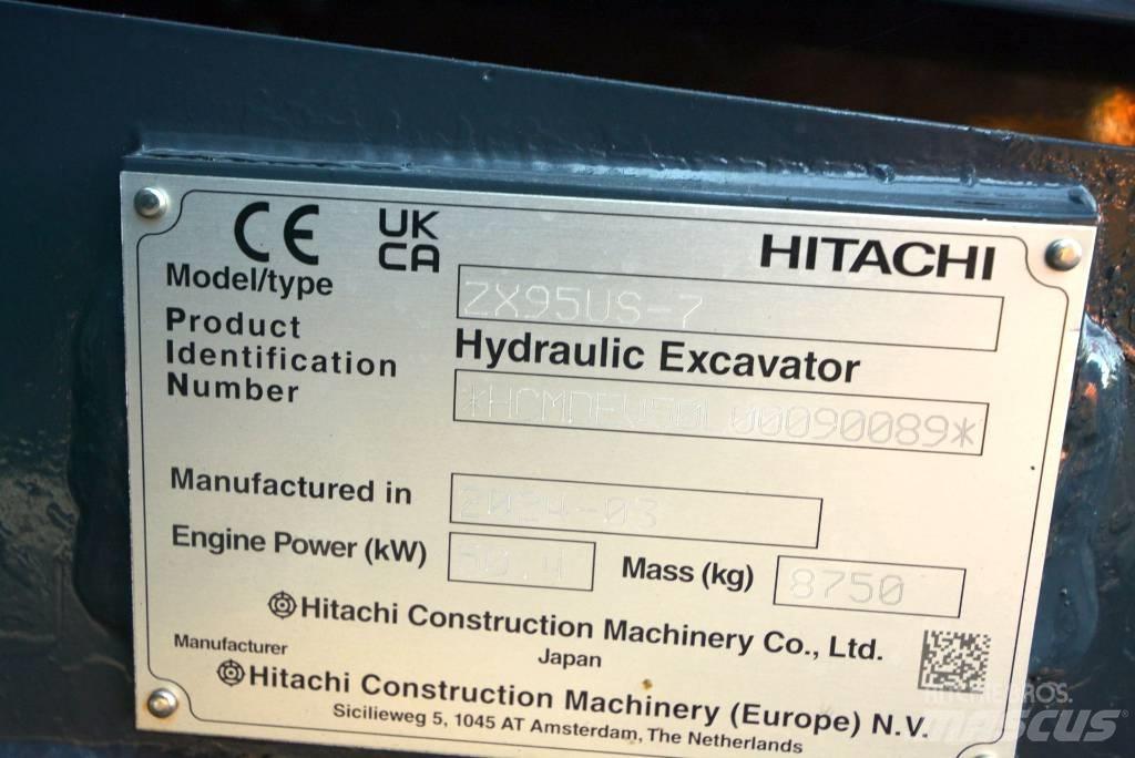 Hitachi ZX 95 US-7 Vidēja lieluma ekskavatori 7 t - 12 t