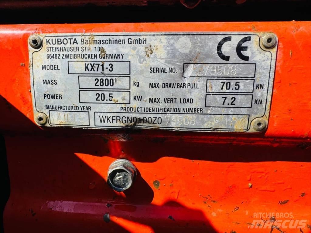 Kubota KX 71-3 Mini ekskavatori < 7 t