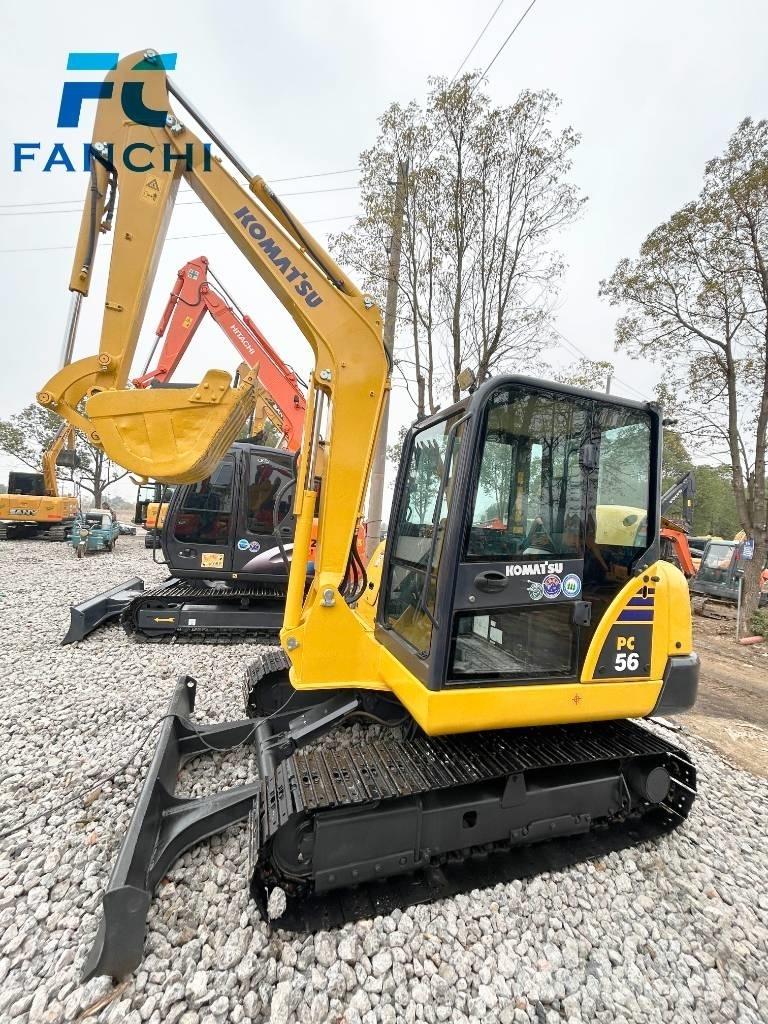 Komatsu pc56 Kāpurķēžu ekskavatori