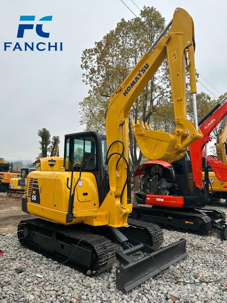 Komatsu pc56 Kāpurķēžu ekskavatori