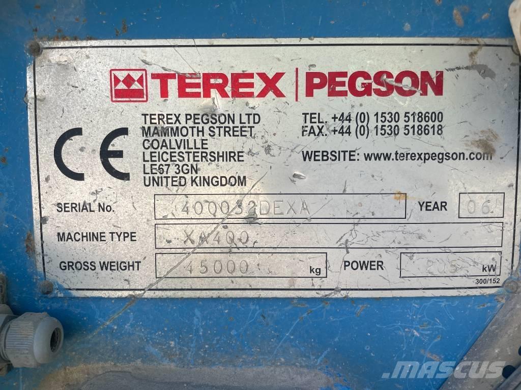Terex Pegson XA 400 Mobilie drupinātāji
