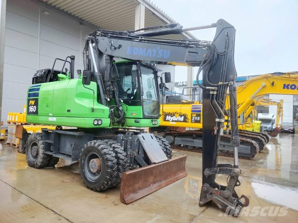Komatsu PW 160-11 Ekskavatori uz riteņiem