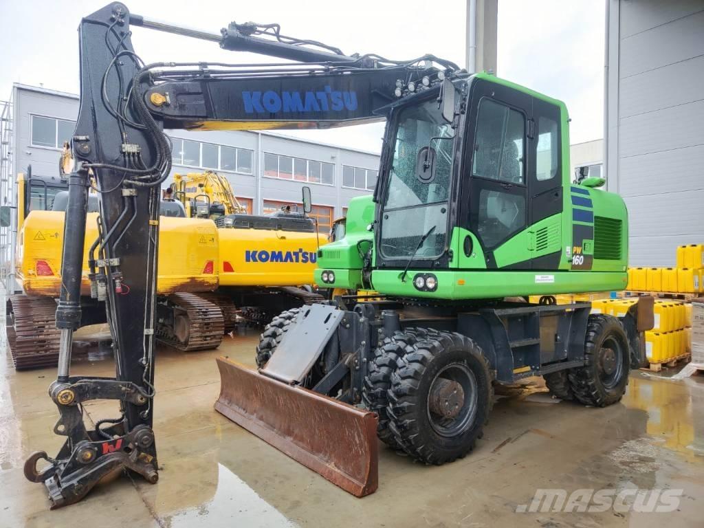 Komatsu PW 160-11 Ekskavatori uz riteņiem