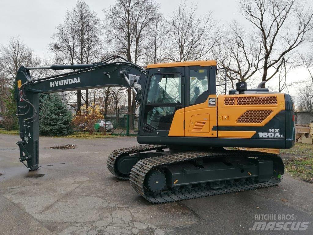 Hyundai HX160AL Kāpurķēžu ekskavatori