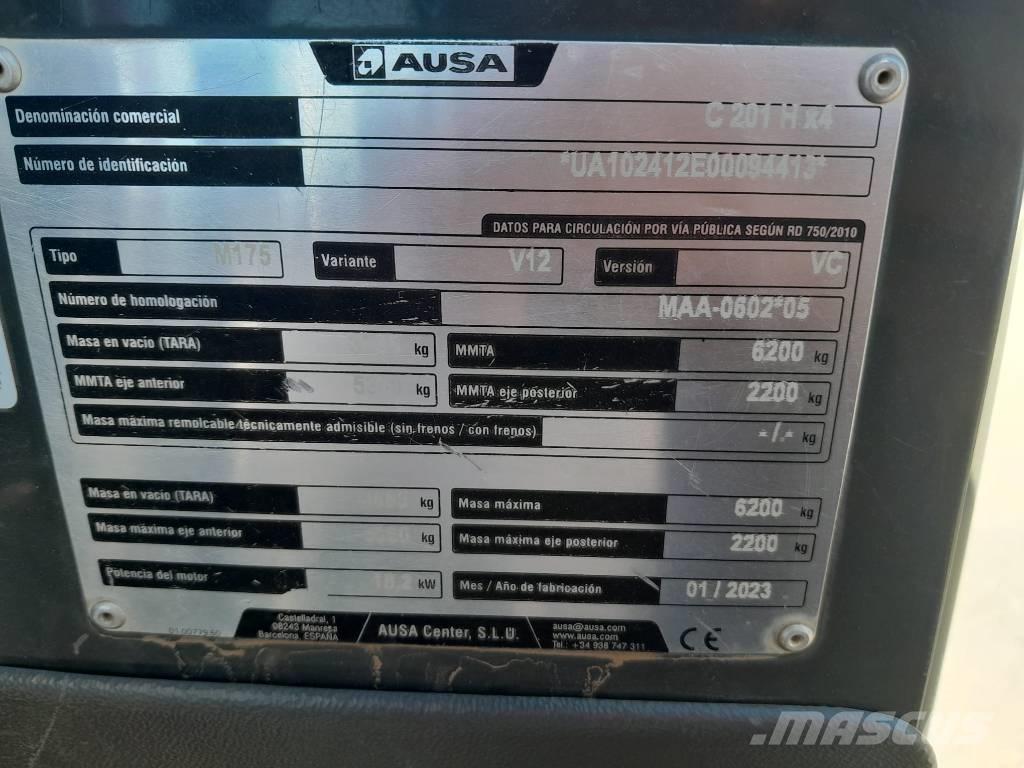 Ausa C 201 HX 4 Tehnika ar dīzeļa dzinēju