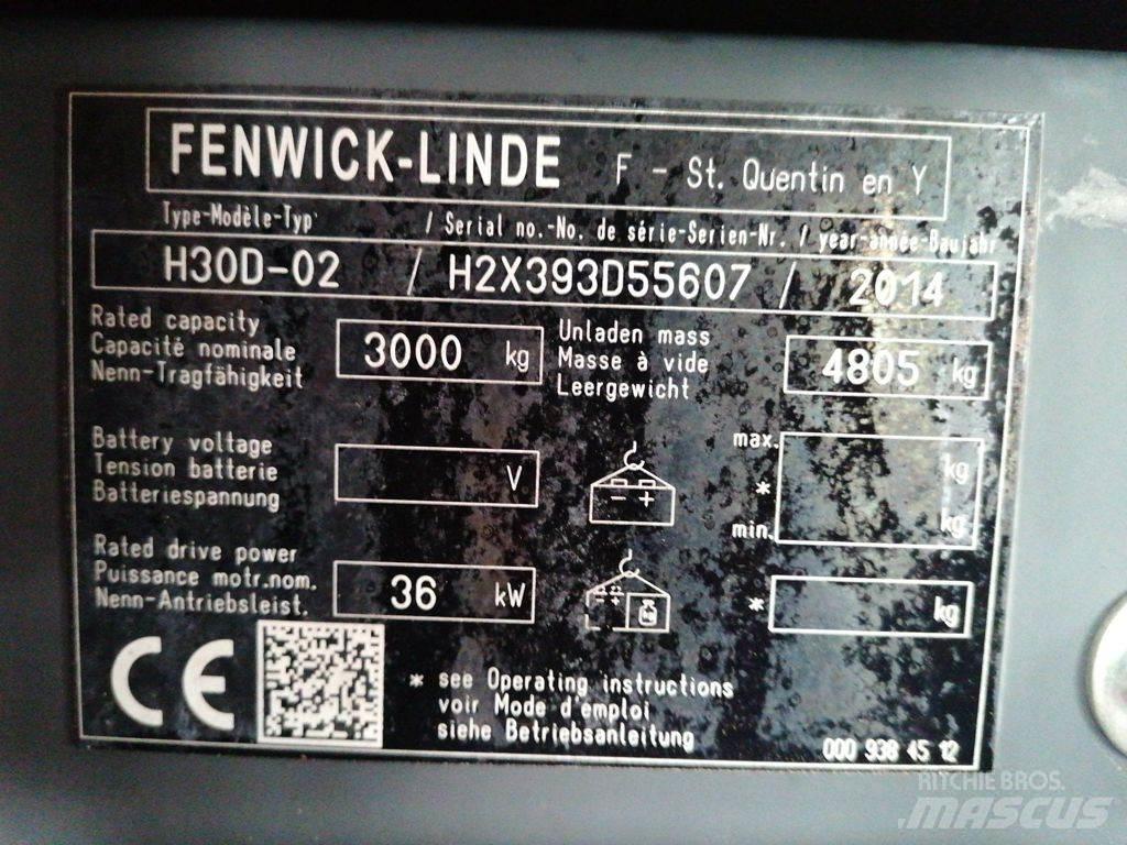 Linde H30D-02 Tehnika ar dīzeļa dzinēju