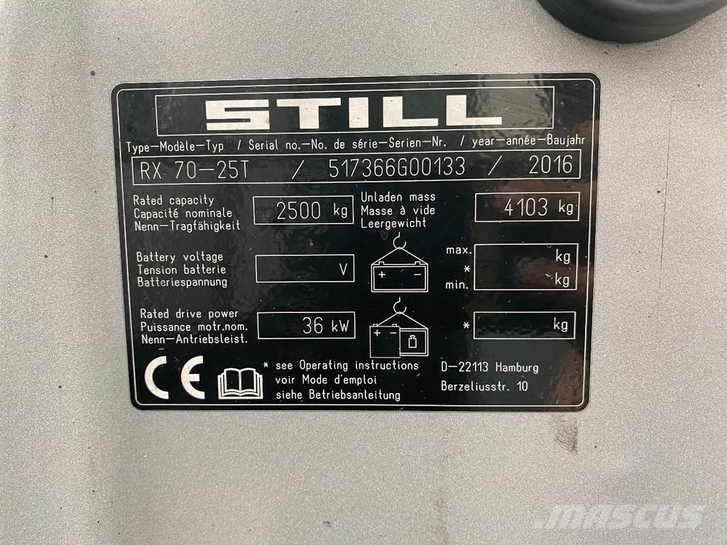 Still RX70-25T LPG tehnika