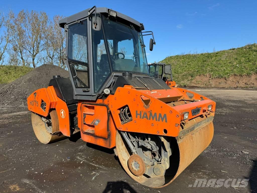 Hamm HD 75 Divvalču grunts veltņi